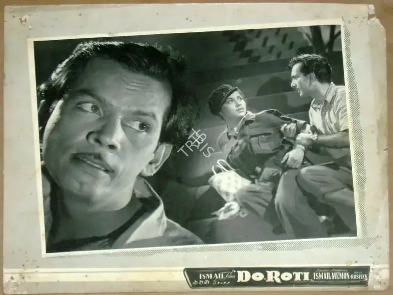 P. John (Cinematographer), Do Roti, 1957, Lobby Card