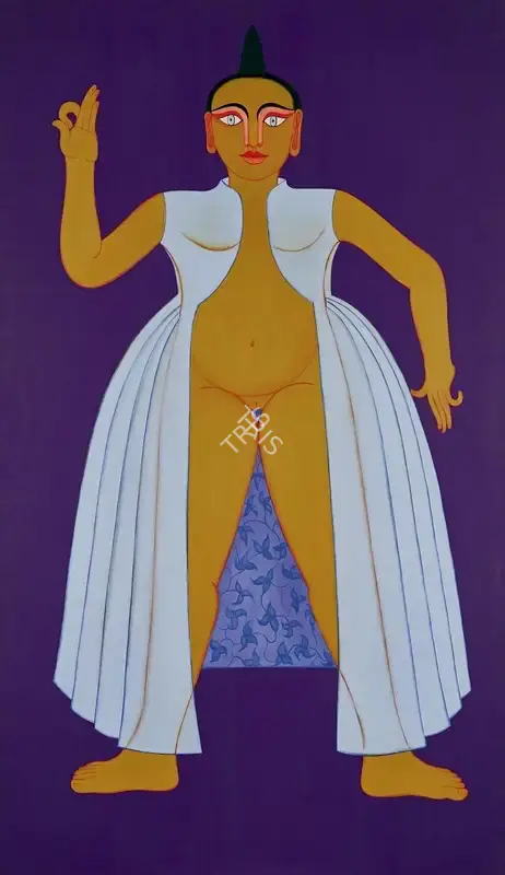 Rodwittiya, Rekha (Artist). Encrypted Soliloquies, 2004 | Painting, AG.Onl/29.09.21, 2021 · Asta Guru