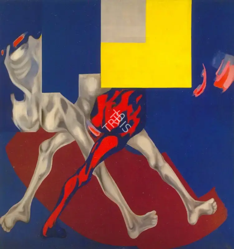 Ramachandran, A. (Artist). Untitled, n.d. | Painting, EC.Onl/23.02.08, 2008 · Emami Chisel