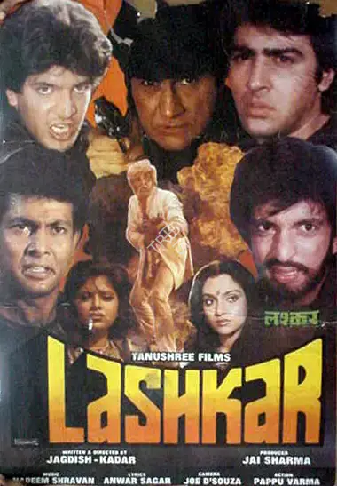 Jai Sharma (Producer), Lashkar, 1989, Full Sheet Poster