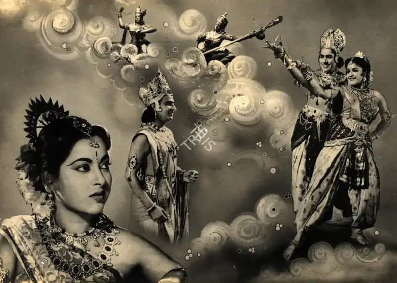 Aga Hasham (Cinematographer), Sampoorna Ramayana, 1961, Photographic Still