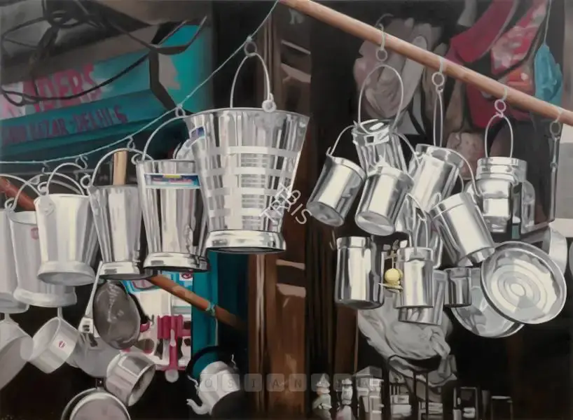 Gupta, Subodh (Artist). Untitled, 2005 | Painting, Sa.Onl/09.09.10, 2010 · Saffronart