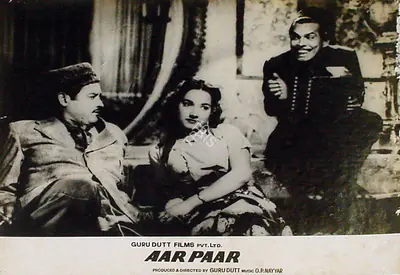 V.K. Murthy (Cinematographer), Aar Paar, 1954, Lobby Card