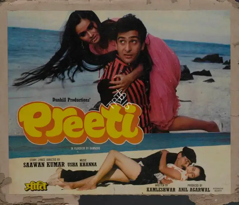 Anil Agarwal (Producer), Preeti, 1986, Lobby Card