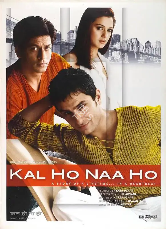 Yash Johar (Producer), Kal Ho Naa Ho, 2003, Full Sheet Poster