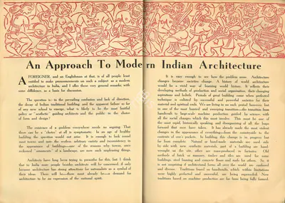 Andrew Boyd (Essayist), An Approach to Modern Indian Architecture, 1949, Essay