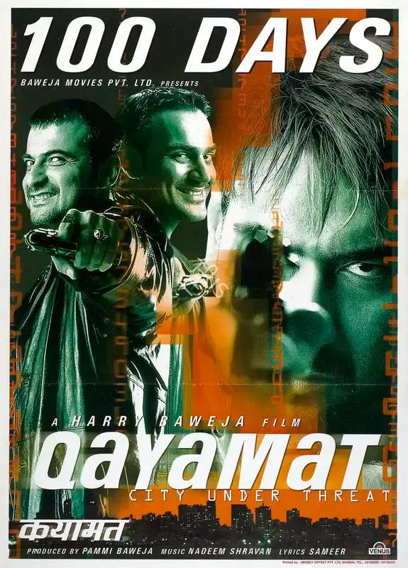 Pammi Baweja (Producer), Qayamat, 2003, Full Sheet Poster