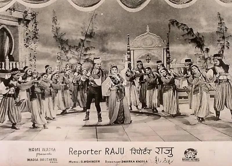 Aga Hasham (Cinematographer), Reporter Raju, 1962, Lobby Card