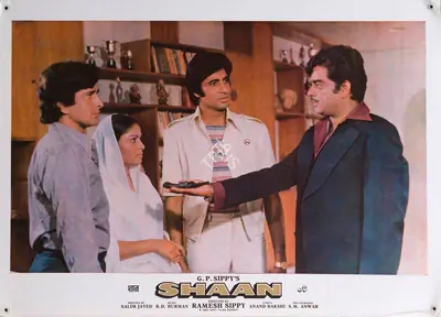 S.M. Anwar (Cinematographer), Shaan, 1980, Lobby Card