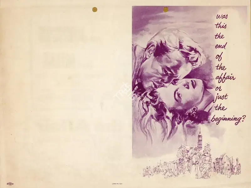 Edward Dmytryk (Director), The End Of The Affair, 1955, Handbill