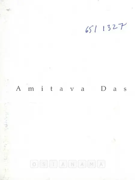 Amitava Das (Artist), Amitava Das, 2000, Solo Exhibition Invitation