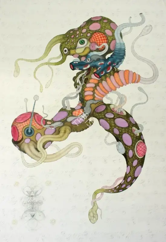 Ajay Dhandre (Artist), Creator - C20, 2013, Painting