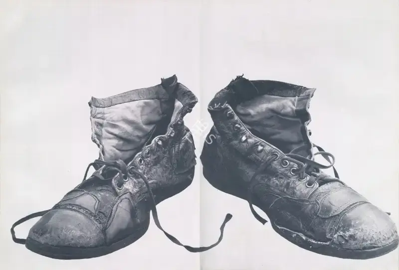 Unknown (Photographer), Shoes of Chaplin's Tramp Figure, Contemporary Photograph