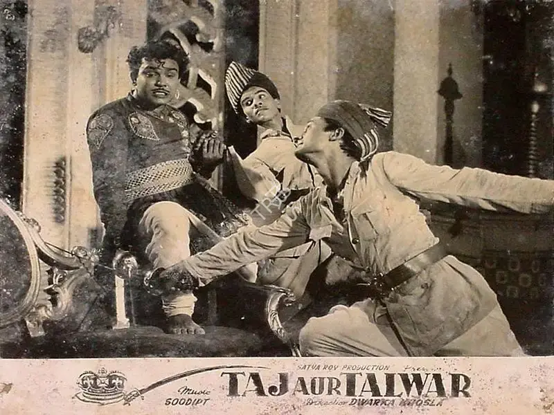 Satya Roy (Producer), Taj Aur Talwar, 1956, Lobby Card