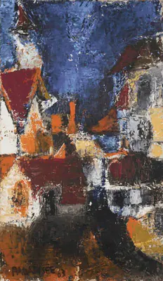 Akbar Padamsee (Artist), Untitled, 1963, Painting