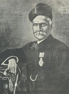 Mangalbai Thampuratty (Artist), Portrait of Raja Ravi Varma Painted by his Sister, Painting