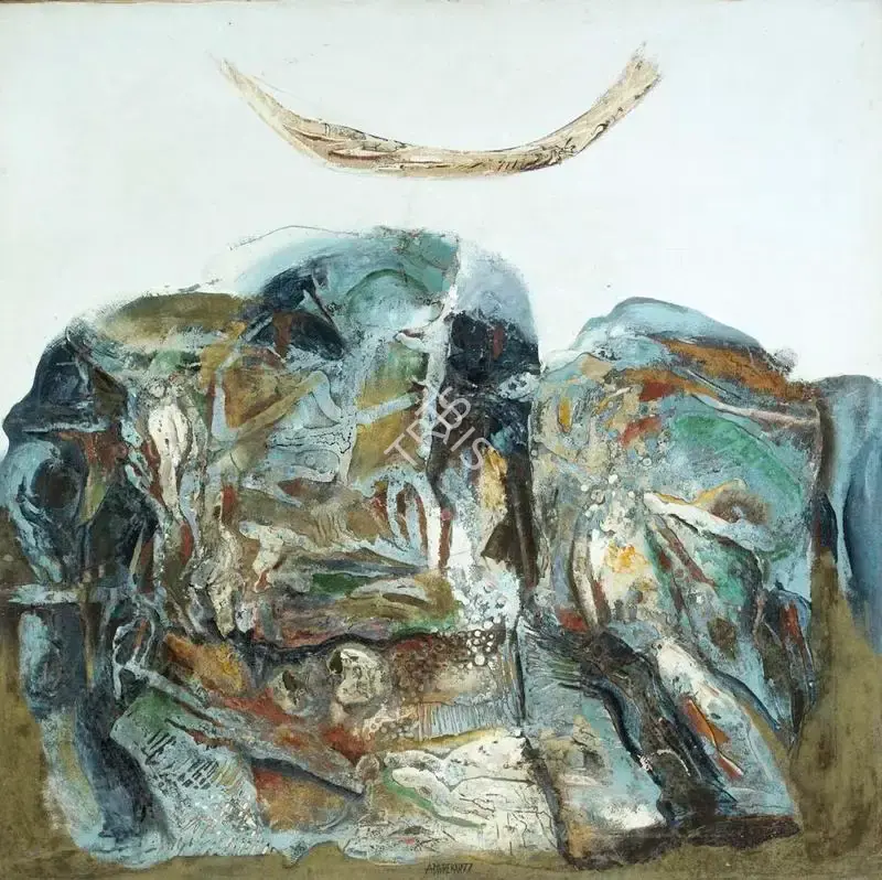 Gopal S. Adivrekar (Artist), Untitled, 1977, Painting