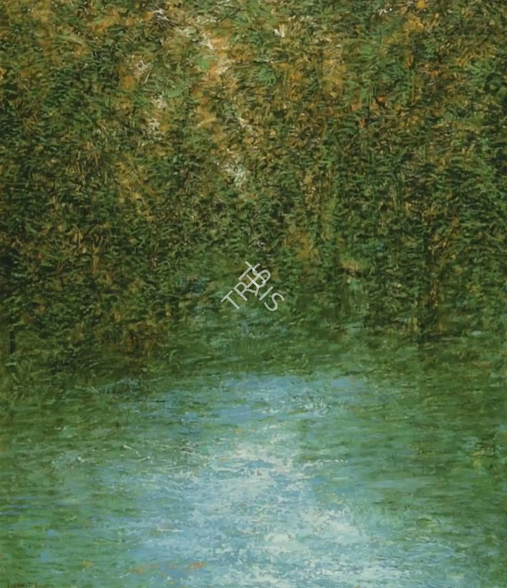 Paramjit Singh (Artist), Shimmering Lake, 2005, Painting