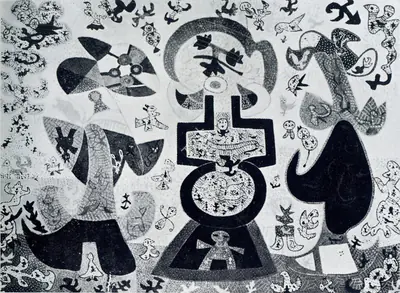 Madhvi Parekh (Artist), Sea-Opera, 1975, Painting