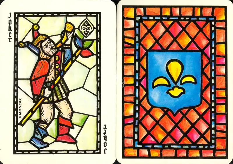Vitraux Moyen Age, 1985, Playing Cards