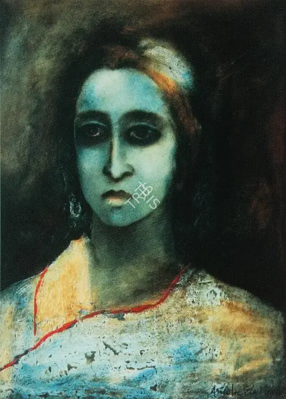 Anjolie Ela Menon (Artist), Untitled, 1995, Painting