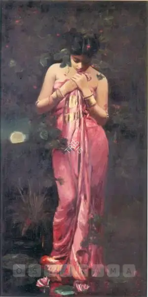 Mazumdar, Hemendranath (Artist). Manas Kamal, n.d. | Painting, Ch.NeY/20.09.00, 2000 · Christie's