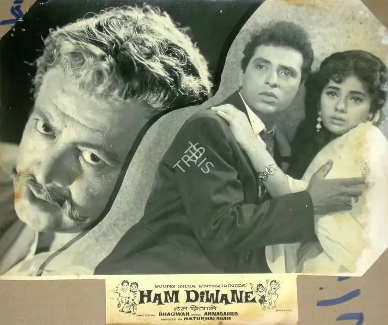 Natwarlal (Producer), Ham Diwane, 1965, Lobby Card
