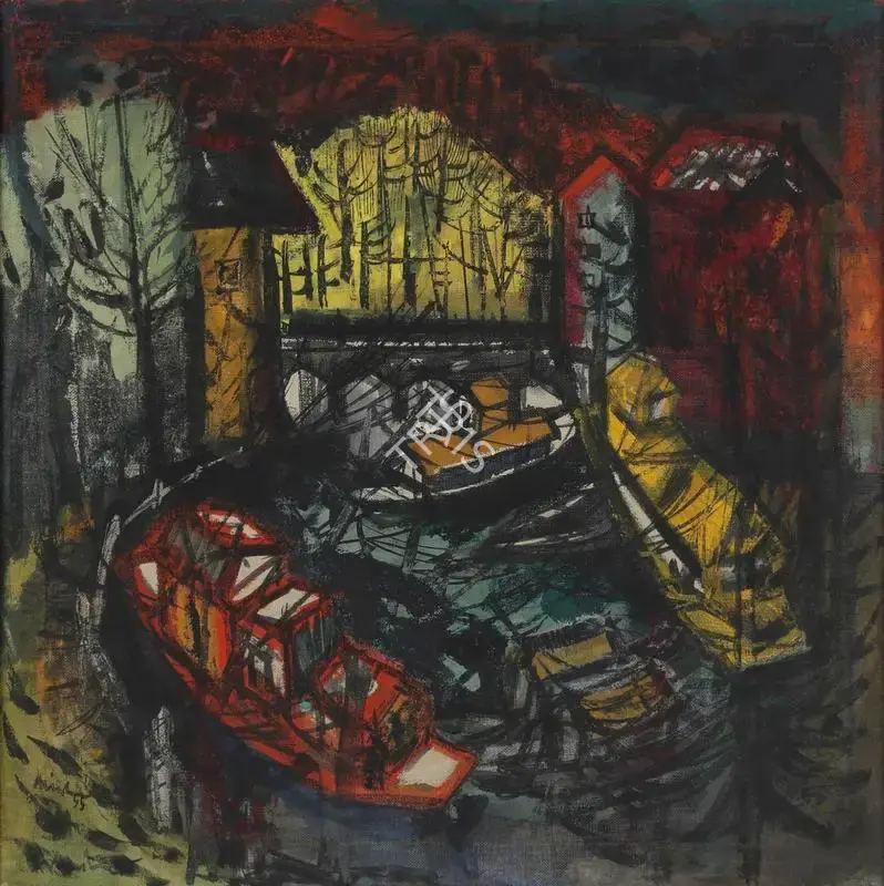 Avinash Chandra (Artist), Untitled, 1955, Painting