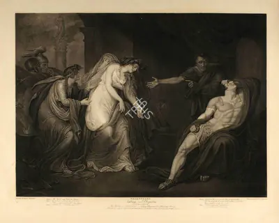 After Henry Tresham (Artist), Antony and Cleopatra, 1793, Aquatint
