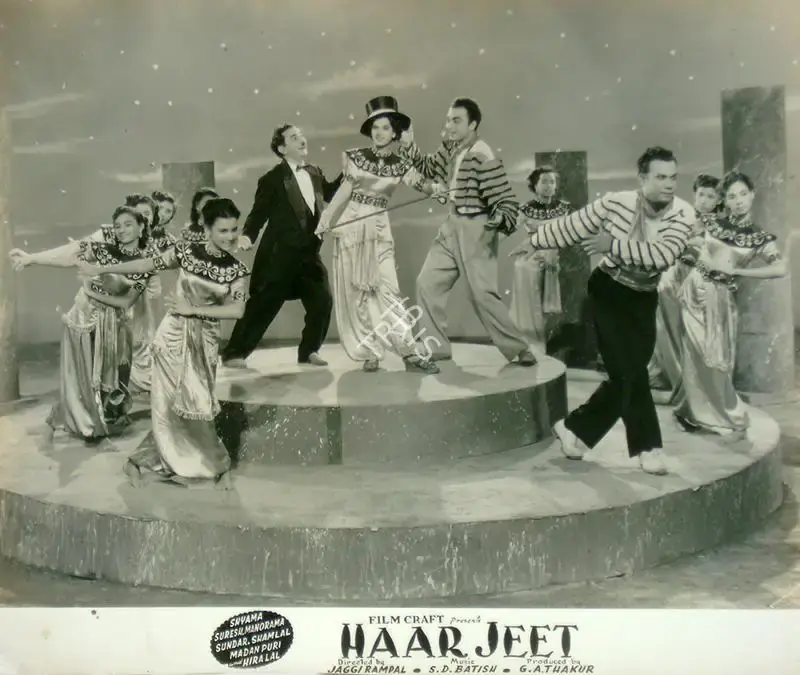 Jaggi Rampal (Director), Haar Jeet, 1954, Lobby Card