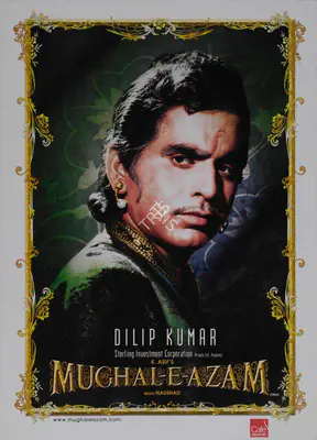 R.D. Mathur (Cinematographer), Mughal E Azam, 1960, Lobby Card