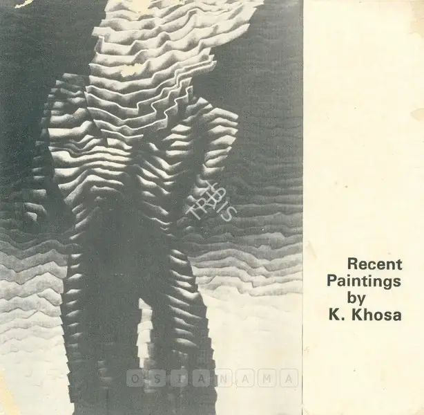 K. Khosa (Artist), Recent Paintings by K. Khosa, 1982, Solo Exhibition Catalogue