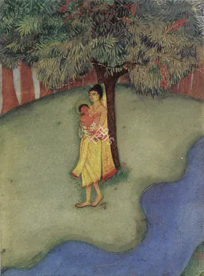 Abanindranath Tagore (Artist), Radha Krishna Series, 1900, Painting