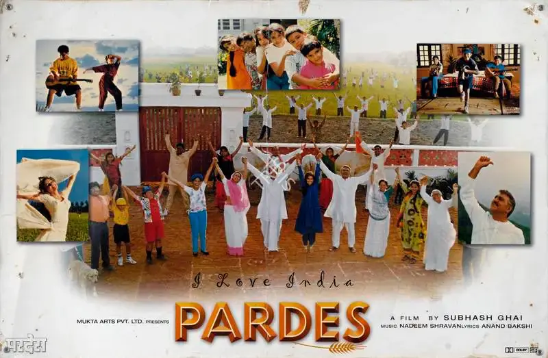 Subhash Ghai (Producer), Pardes, 1997, Lobby Card