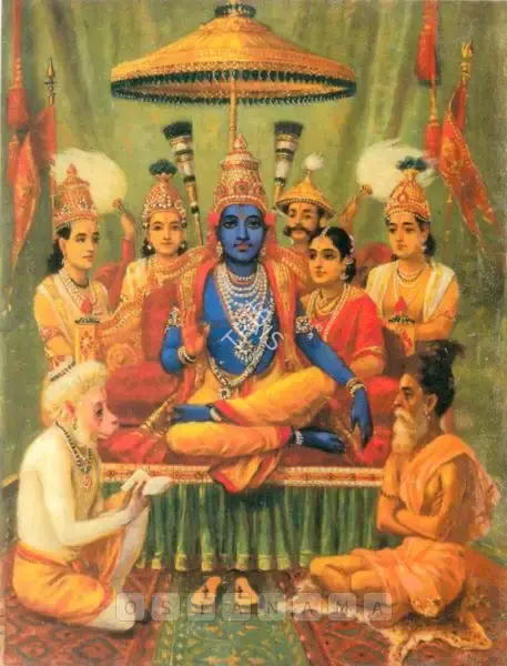 Raja Ravi Varma (Artist), After The Coronation, Painting