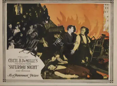 Cecil B. DeMille (Director), Saturday Night, 1922, Lobby card