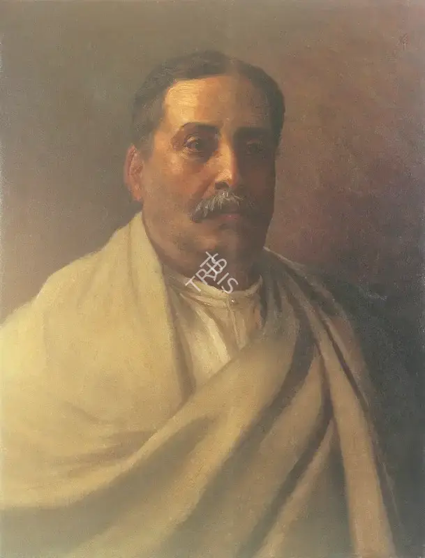 J.P. Gangooly (Artist), Portrait of a Gentleman, 1949, Painting
