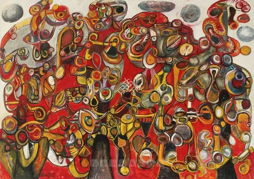 Avinash Chandra (Artist), The Great Adventure, 1965, Painting