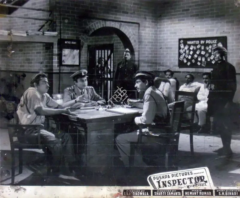 A.A. Nadiadwala (Producer), Inspector, 1956, Lobby Card