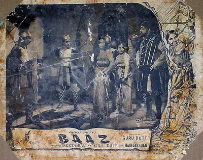 V.K. Murthy (Cinematographer), Baaz, 1953, Lobby Card
