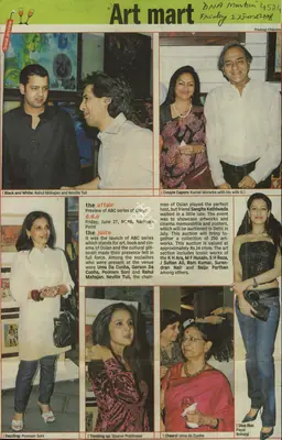 Pradeep Chandra (Reporter), Art Mart, 2008, Newspaper Clipping