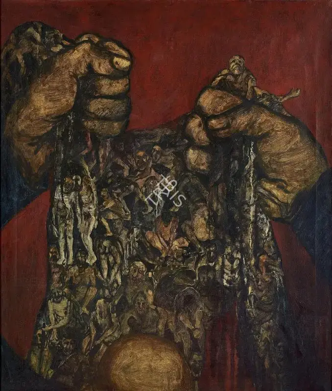 Navjot (Artist). Squeeze, 1974 | Painting, Pu.Mum/25.02.22, 2022 · Pundole