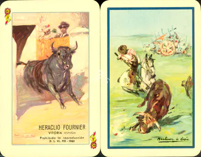 Baraja Taurina, 1960, Playing Cards