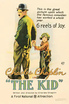 Charlie Chaplin (Producer), The Kid, 1921, Poster