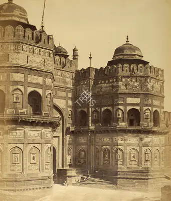 Felice Beato (Photographer), Delhi Gate of the Agra Fort, 1859, Antiquarian Photograph
