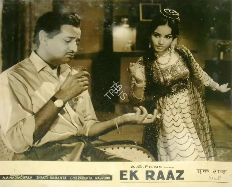 A.A. Nadiadwala (Producer), Ek Raaz, 1963, Lobby Card