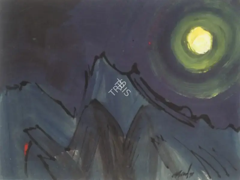 Gopal Ghose (Artist), Untitled, 1971, Painting