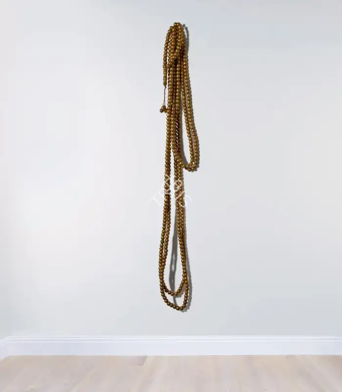 Zarina Hashmi (Artist), Tasbih (Gold), 2008, Sculpture
