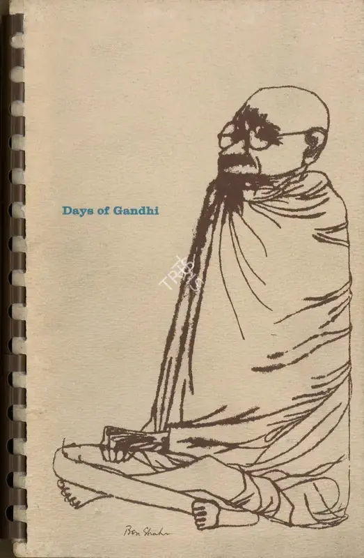 Mark Morris (Editor), Days of Gandhi, 1968, Edited Book