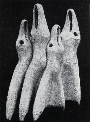 Dhanraj Bhagat (Artist), Rajasthani Women, 1960, Sculpture